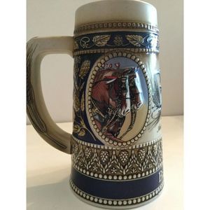 Anheuser BUSCH STEIN vintage Budweiser mug 1987